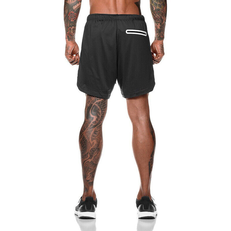 Men’s Quick-Dry Sports Shorts with Pocket