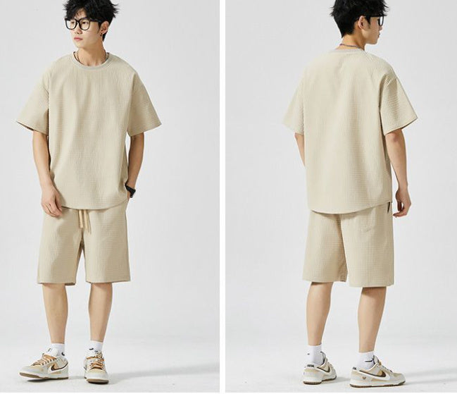 Loose Fit Short-Sleeve & Shorts Set