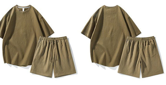 Loose Fit Short-Sleeve & Shorts Set