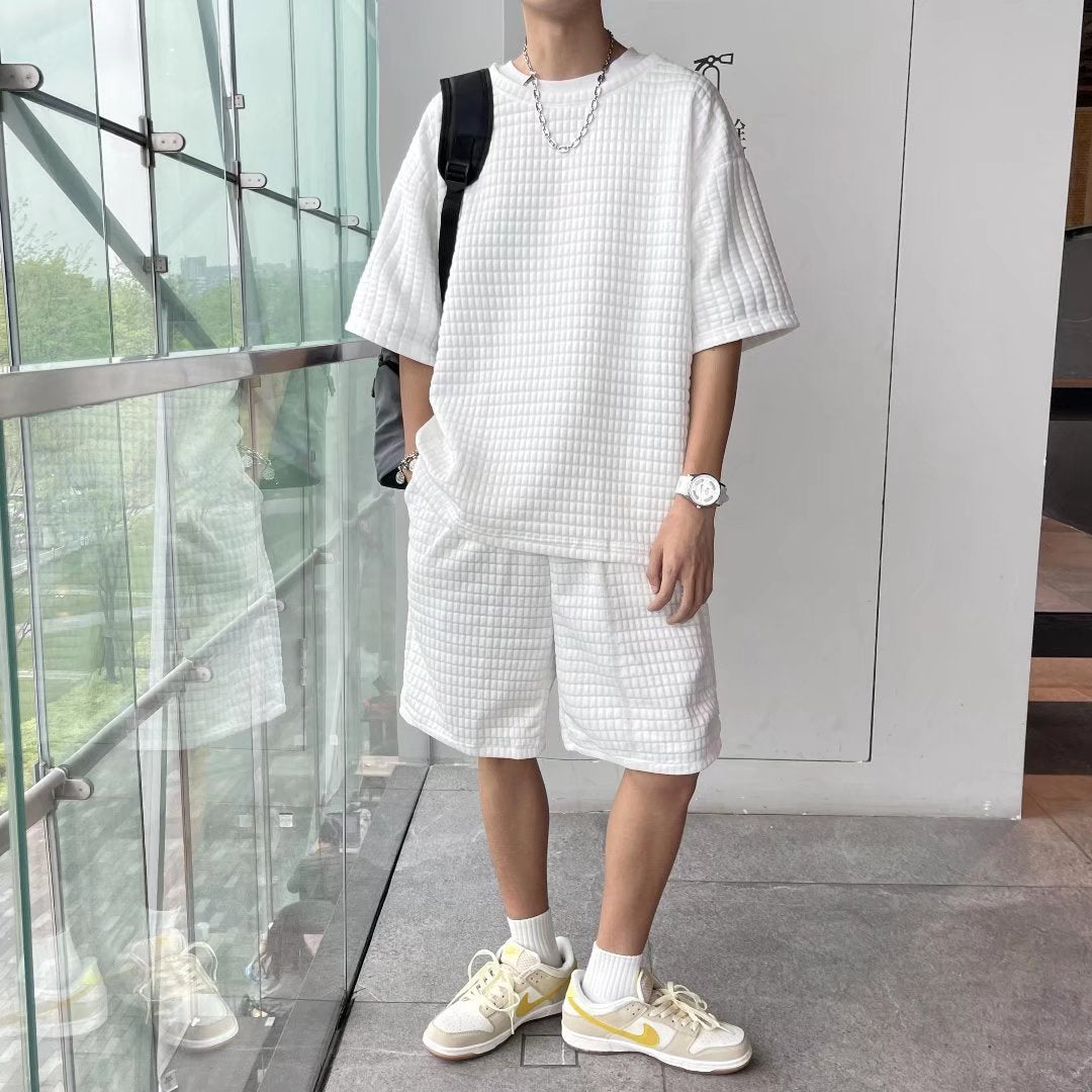 Men’s Casual T-Shirt & Shorts Set