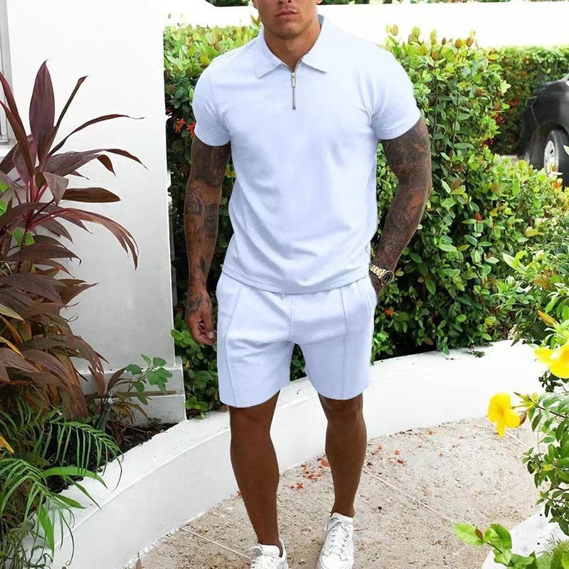 Casual Short-Sleeve T-Shirt & Shorts Set