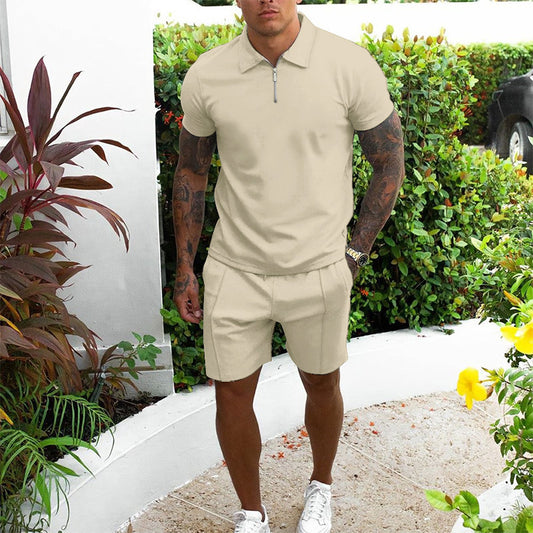 Casual Short-Sleeve T-Shirt & Shorts Set