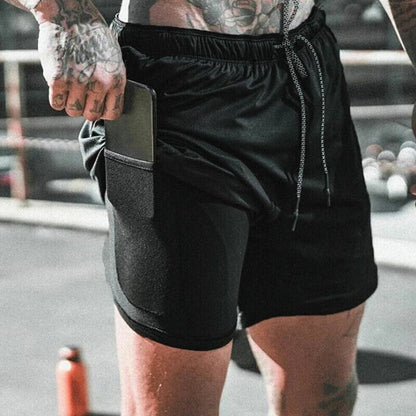 Men’s Quick-Dry Sports Shorts with Pocket