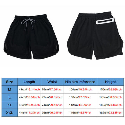 Men’s Quick-Dry Sports Shorts with Pocket