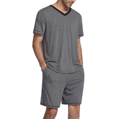 Men’s Milk Silk T-Shirt & Shorts Set