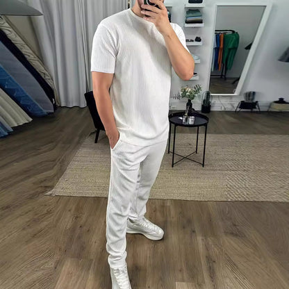 Slim Fit Pullover & Trousers Set