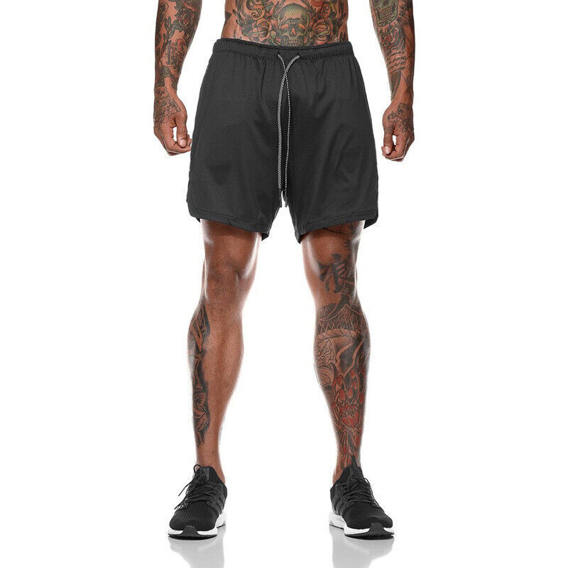 Men’s Quick-Dry Sports Shorts with Pocket